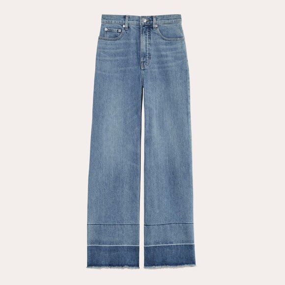 NWT Everlane Women's Way-High® Sailor Jean in Tint Blue, Size 27 - Picture 2 of 5